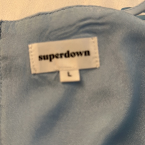 Blue corset cropped top - Picture 4 of 5